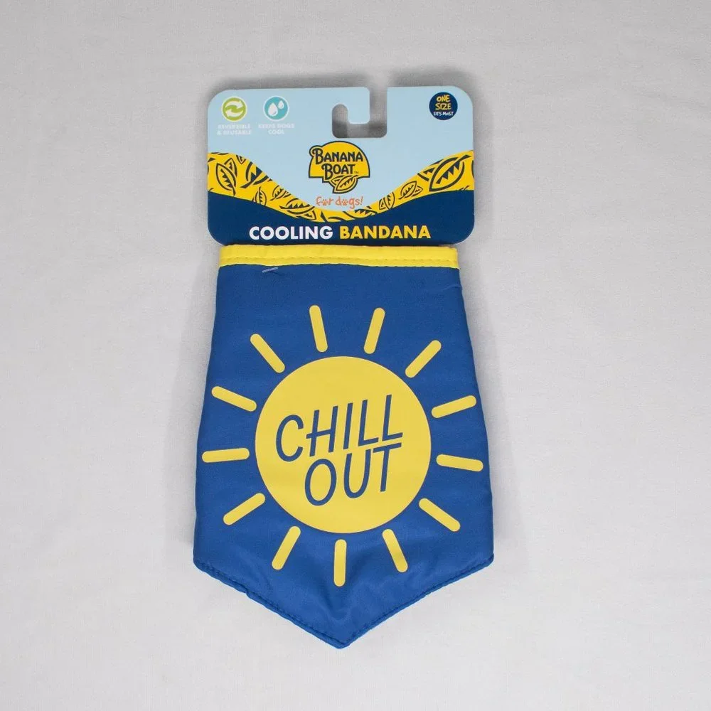 Banana Boat Cooling Bandana Dog Puppy Pet 